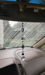Spiritual/Healing Amethyst Gemstone Suncatcher/Prism W/Swarovski Elements USA