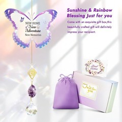 Butterfly Crystal Suncatchers for Windows Hanging,Best House Warming Gifts