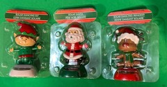 Solar Dancing Christmas Figures: Dancing Reindeer, Dancing Elf & Solar Santa-NEW