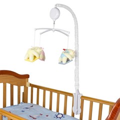 HLEEDUO Little Bear Baby Crib Mobile with 12 Soothing Lullabies & 3 Modes – Adju