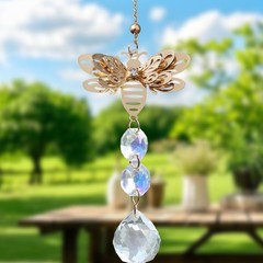 Animal Crystals Sun Catcher Garden Ornament Weather Resistant Art for Christmas