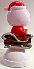Solar Powered Dancing Christmas Santa on Sled Character