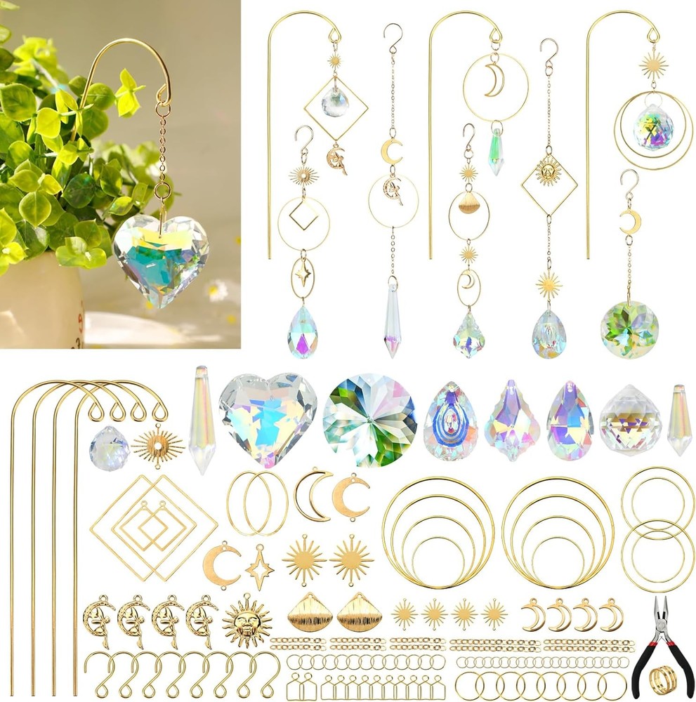 260pcs Crystal Suncatcher DIY Kit for Adults