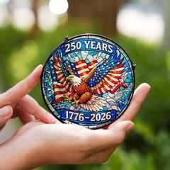 United States 250th Anniversary Stained Glass Suncatcher