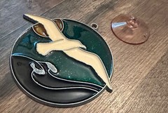 NEW Vintage Suncatcher Seagull Sun Catcher Bird Decoration Ornament Beach Decor
