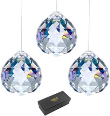 40mm Clear Suncatcher Crystal Ball Prism Pendant – Perfect for Special Occasions