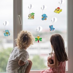 Summer Fun 48 Pcs Suncatcher Kits – Colorful DIY Crafts for All Seasons