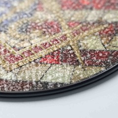 Masonic Symbol American Flag Stained Glass Suncatcher, Freemason Lodge Gift