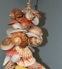 Outdoor Patio Porch Seashell Decor Mobile Christmas Gift, Handmade, Sea Beauty