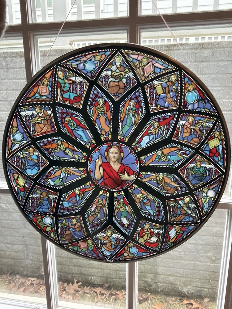 Religious Jesus Suncatcher 10” Round