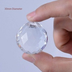 Elegant 12-Piece Crystal Ball Prisms – Ideal for Feng Shui & Decor