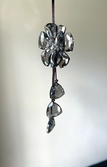 Crystal Flower Sun Catcher Christmas Decor Car Mirror Charm Czech Crystal Gift