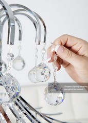 10pcs Sun Catcher Chains for Pendant Prisms, 18.11″ Suspension Hook, DIY Decor