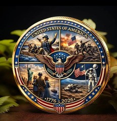 250th Anniversary US 3D Print Coin