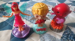 Three Solar Dancing Toys “Hula Dancer”, “Little Devil”, “Little Angel”