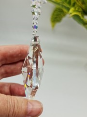 Huge Elegant Clear Crystal Suncatcher gift, suncatchers hand made in Australia
