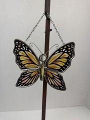 Amia Butterfly Suncatcher Monarch Stained Glass Garden
