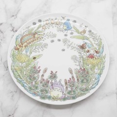 My Neighbor Totoro 23cm Plate Dandelion Version March to April 4660 From Japan