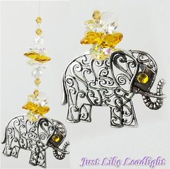 Crystal Suncatcher Elephant gift handmade in AU rainbow sun catcher suncatchers