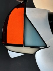 Stained Glass Sail Boat Suncatcher