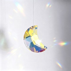 10-Pack 1 Inch Crystal Colorful Garden Suncatchers for Windows [Gold]