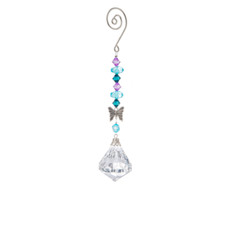 Ganz Crystal Expressions Charmed Beaded Pendant Butterfly Acrylic Crystal