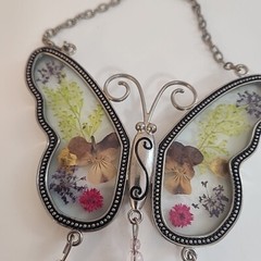 Gift For Mom Birthday Gifts for Mother Butterfly Suncatcher with Flower Wings