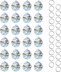 20mm Clear Crystal Ball Prism Sun Shine Catcher Rainbow Pendants Maker, Hanging