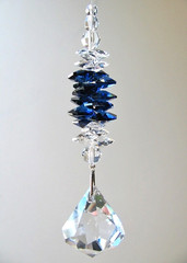 50mm Dreidel Suncatcher made with Swarovski Pastel Colours or any colour