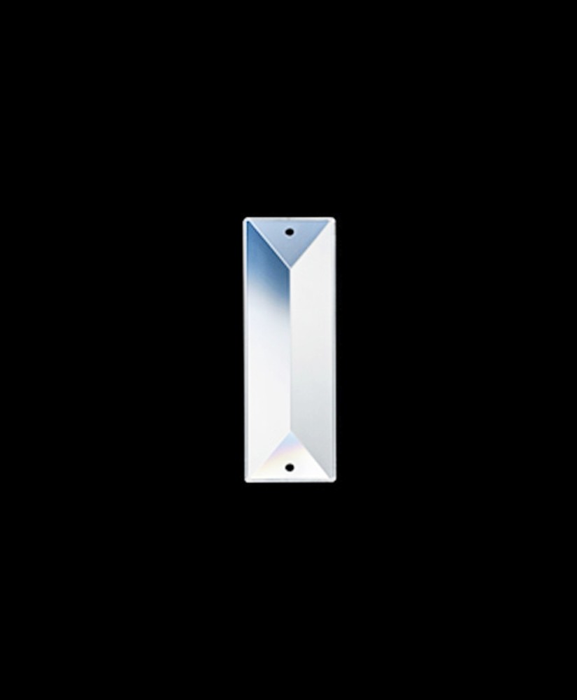Asfour #610 Rectangle Crystal Prisms 2.5-inch (2-Hole) Box of 175 – Wholesale