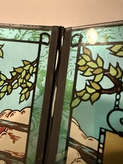 Stained Glass 2 Panel Yorkcraft Sun Catcher 5×7”