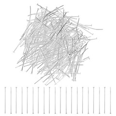200-Pack 45mm Iron Chandelier Connector Clip Pins for Connecting [Silver]