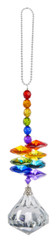 Rainbow Pendant Charm – Car Charm- Rear View Mirror Charm- sun catcher