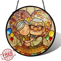 365RUSTIC Sun Catcher Yellow Heart