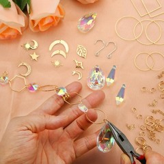 Stunning DIY Crystal Suncatcher Making Kit – 200+ Pieces for All Seasons