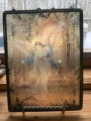 Angel Suncatcher VTG Lena Liu Enesco SeeThru Via Vermont Reflections Of Beauty
