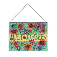 Let It Bee Suncatcher Glass Izzy and Oliver 21 cm long Vivid Flowers Chain