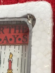 4.5” X 3” CHRISTMAS THEMED SUNCATCHER -NIP