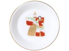 Ogura Touen Gosaiki (Five-year-old memories) series 11cm small plat From Japan