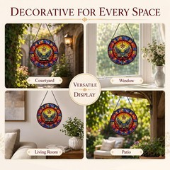 365RUSTIC Brothers movie sun catcher Car Sun Red
