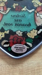 Vintage Heart Shaped Joan Baker Design Suncather “Sister Are Heaven Sent”