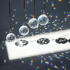 Hanging Rainbow Pendants, Set of 48