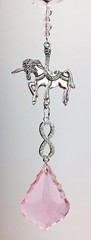 Unicorn crystal suncatcher gift horse pendant charm rainbow suncatchers