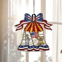 4th of July Patriotic Acrylic Suncatcher