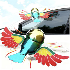 Fun Flaps Wings 3D Flying Bird Car Decoration with Moving Wings, Ornament for…