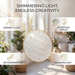 DIY Sunlight Catcher Unpainted Artistic Craft For Window Garden Home