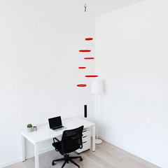 Revolutionary Hex hanging Mobile: Customizable Modern Art for Your Space