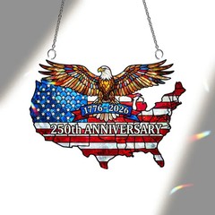 Holographic Anniversary Acrylic Suncatcher