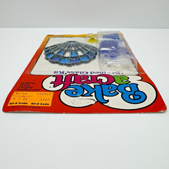 NOS Vintage 1986 BAKE-A-CRAFT ‘Stained Glass’ Kit 5011 Blue Seashell Suncatcher