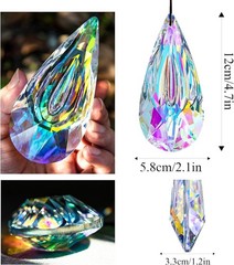 120mm Crystal Prism Suncatcher Window Hanging Rainbow Maker Pendant